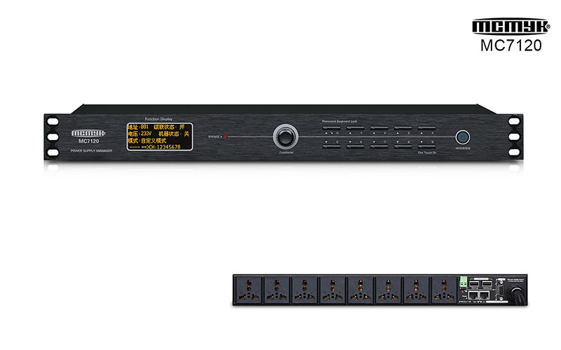 MC7120 8-channel power sequencer MC7120 8-channel power sequencer